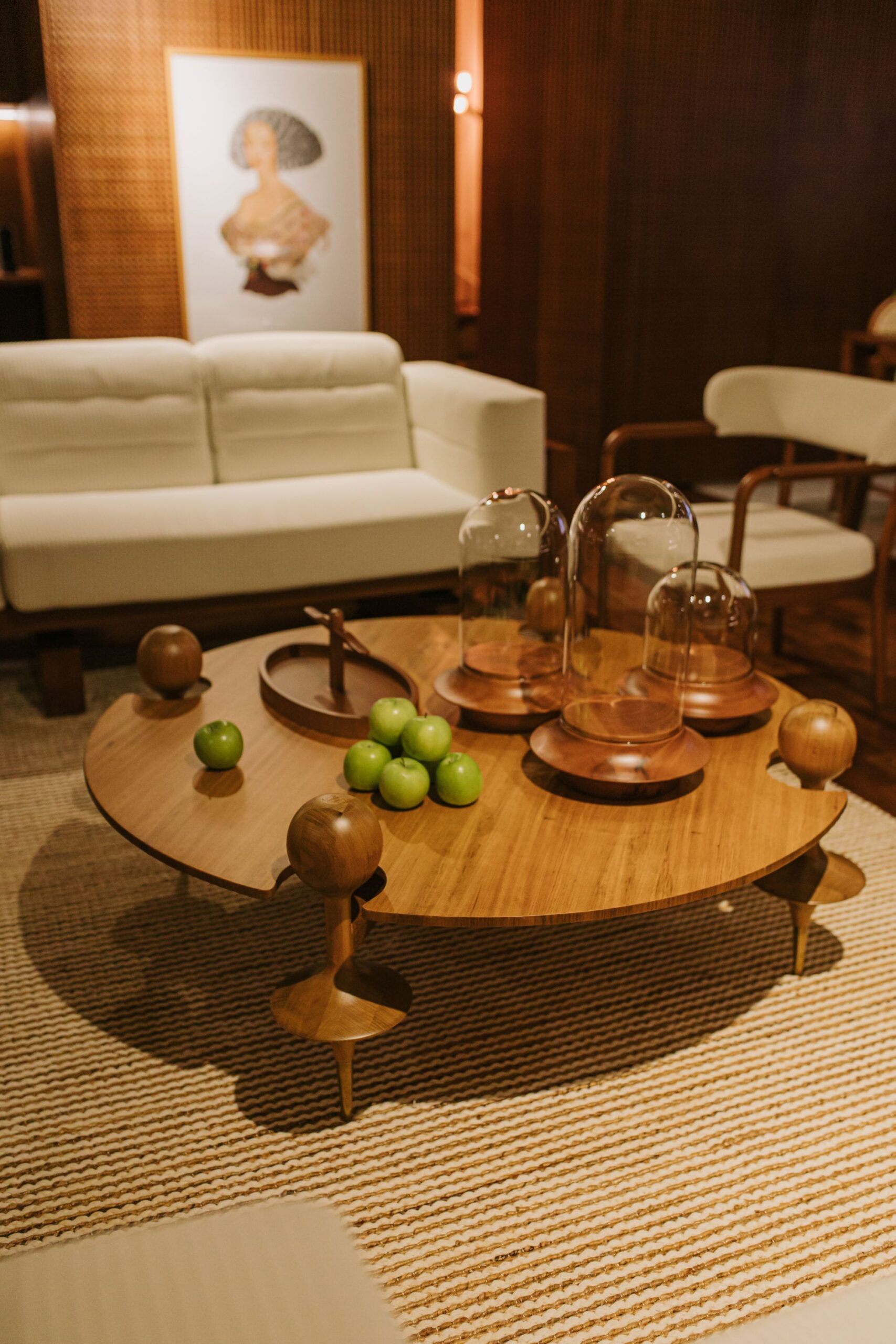 MESA DE CENTRO BAILARINA REDONDA