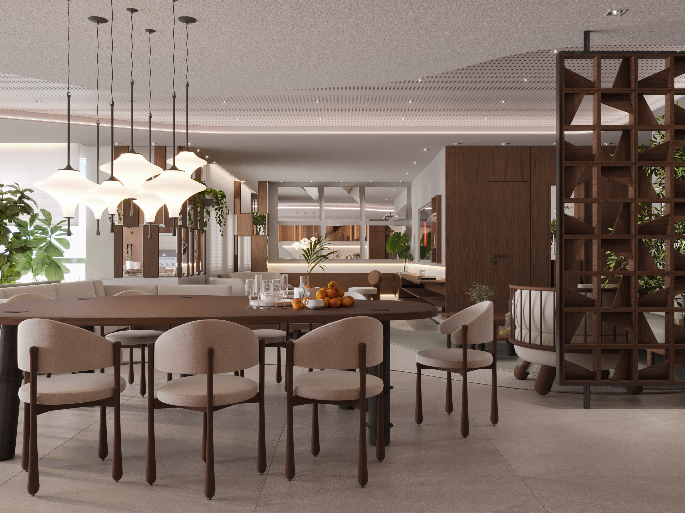 MESA DE JANTAR BAMBU ORGANICA E CADEIRA CHUVISCO (2)