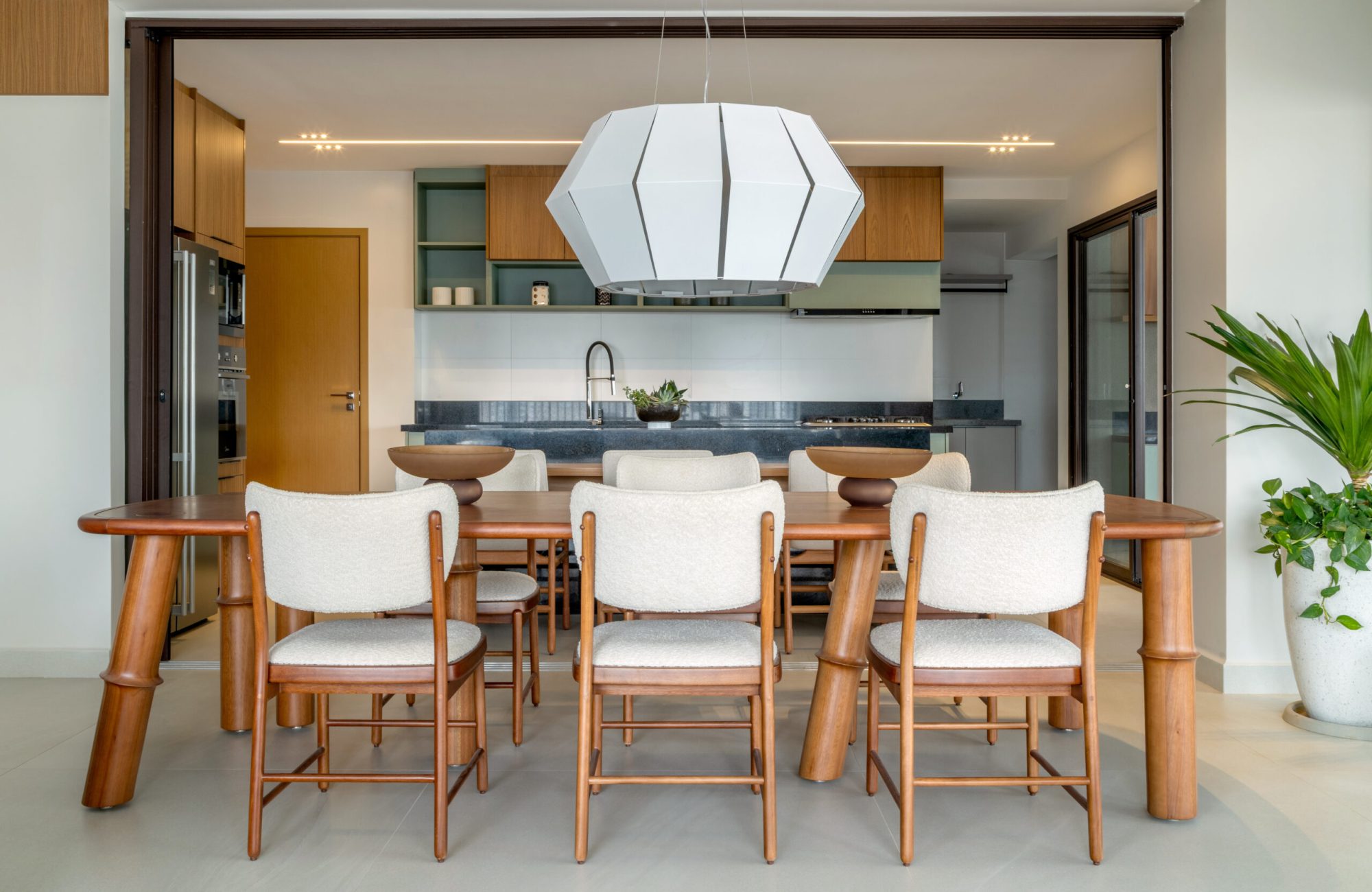 MESA BAMBU RETANGULAR