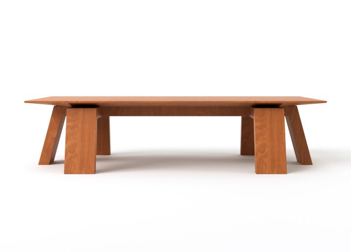 MESA DE CENTRO TRAVESSÃO - 160X80_FRONTAL