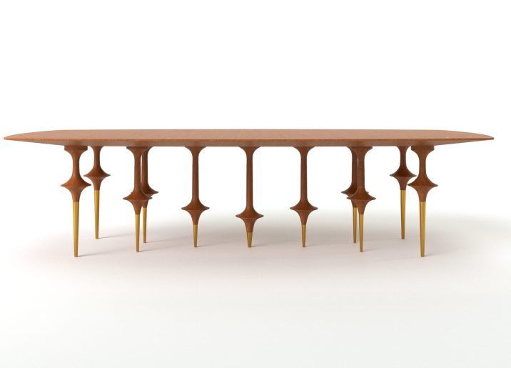 MESA DE JANTAR BAILARINA RETANGULAR 300CM_FRONTAL