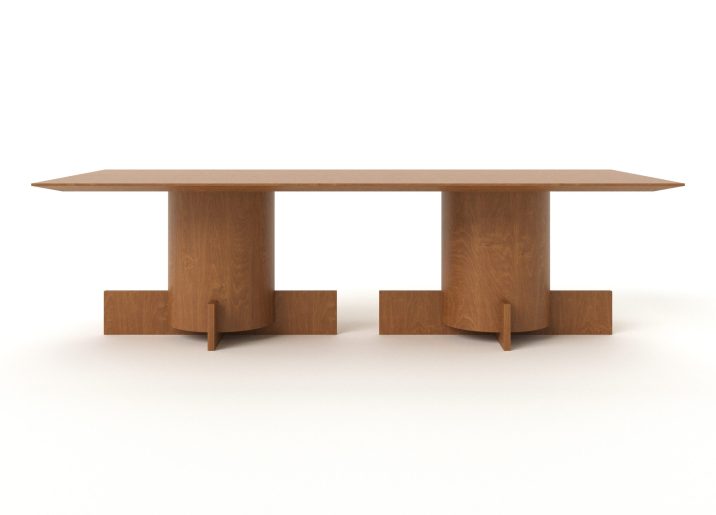 MESA DE JANTAR CRUZ 270x120x75_FRONTAL