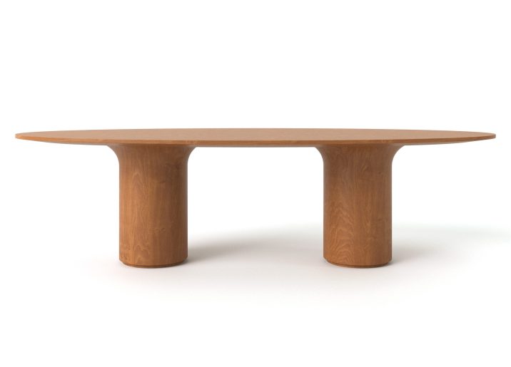 MESA DE JANTAR DUDA OVAL 280CMX120CM_FRONTAL