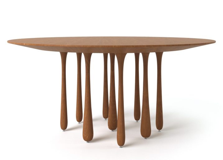 MESA JANTAR CHUVA REDONDA D160