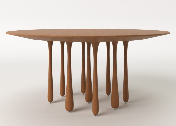 MESA JANTAR CHUVA REDONDA D160