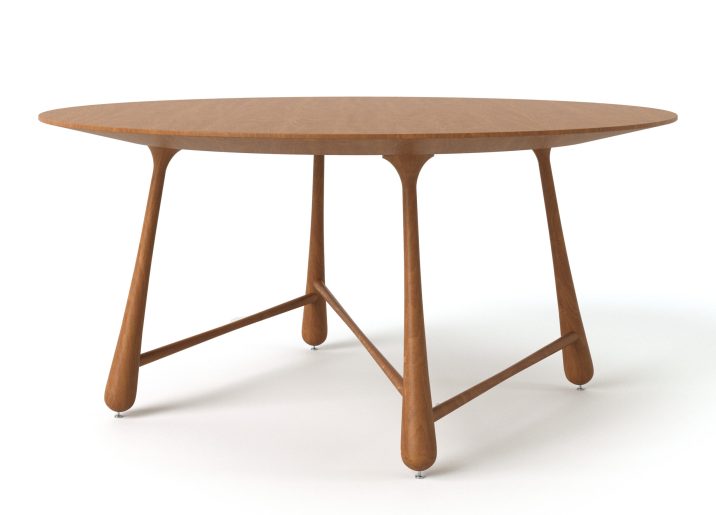 MESA JANTAR GOTA REDONDA D160